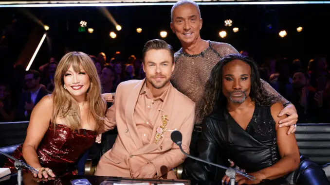 Dancing with the Stars 32 - CARRIE ANN INABA, DEREK HOUGH, BRUNO TONIOLI, BILLY PORTER