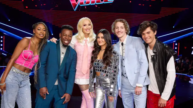 The Voice 24 Playoffs - Kara Tenae, Stee, Gwen Stefani, Rudi, BIAS, Tanner Massey 