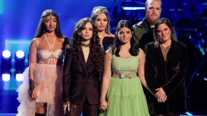 The Voice 24 Playoffs Team Niall Horan - Nini Iris, Mara Justine, Claudia B., Julia Roome, Huntley, Alexa Wildish