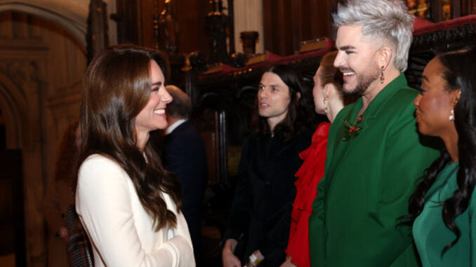 Adam Lambert Kate Middleton