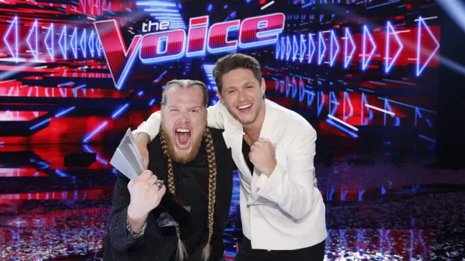 The Voice 24 Finale - Huntley, Niall Horan