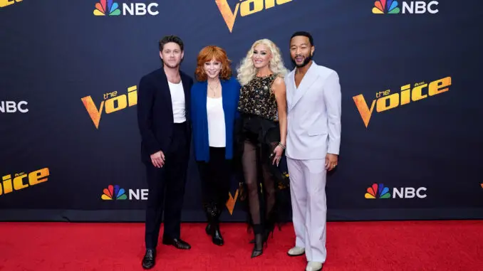 The Voice 24 Top 12 - Niall Horan, Reba McEntire, Gwen Stefani, John Legend