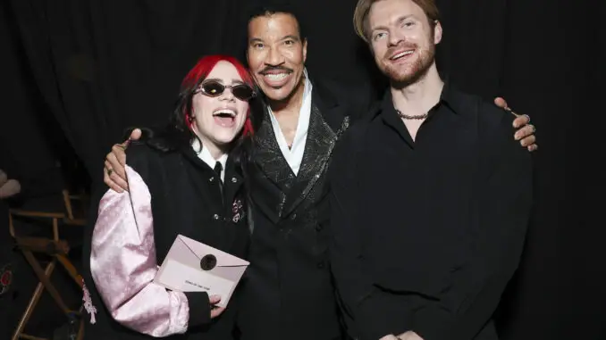 Lionel Richie, Billie Eilish, Finneas 2024 Grammy Awards