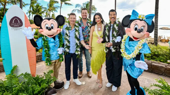 American Idol 2024 - MICKEY MOUSE, RYAN SEACREST, LUKE BRYAN, KATY PERRY, LIONEL RICHIE, MINNIE MOUSE