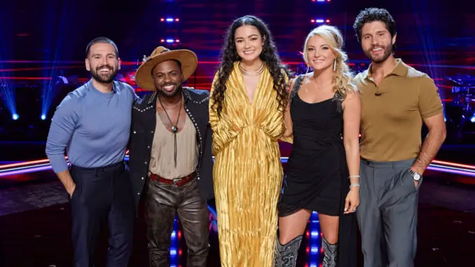 The Voice 25 - Shay Mooney, Tae Lewis, Madison Curbelo, Karen Waldrup, Dan Smyers