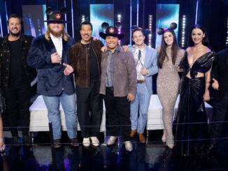 EMMY RUSSELL, LUKE BRYAN, WILL MOSELEY, LIONEL RICHIE, TRISTON HARPER, JACK BLOCKER, ABI CARTER, KATY PERRY, RYAN SEACREST - American Idol 2024 Top 5