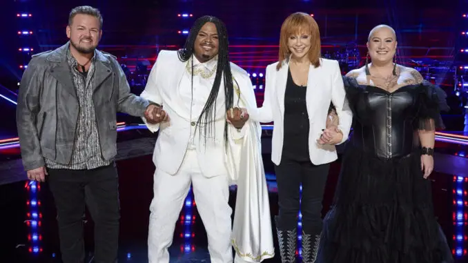 Josh Sanders, Asher HaVon, Reba McEntire, L. Rodgers - The Voice 25