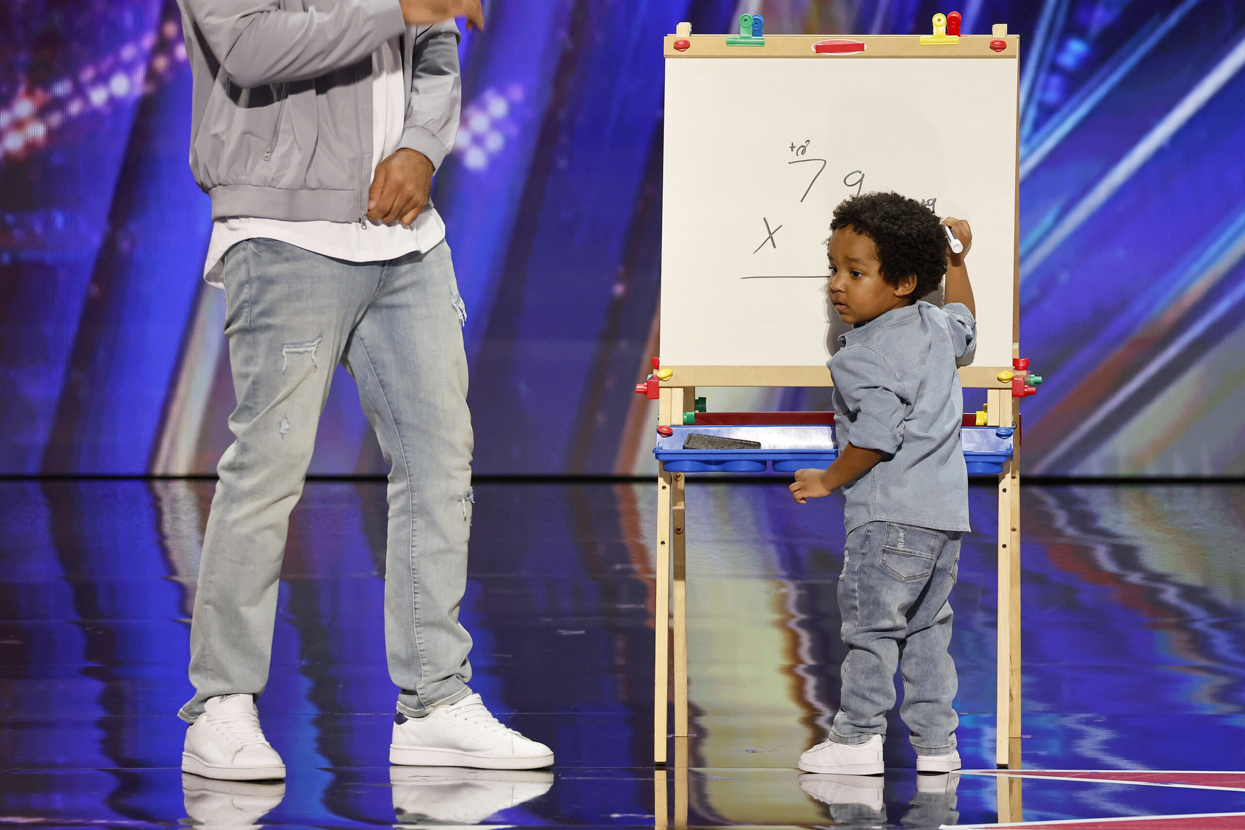 America's Got Talent 2YearOld Baby Dev Has Amazing Math Skills (Video)