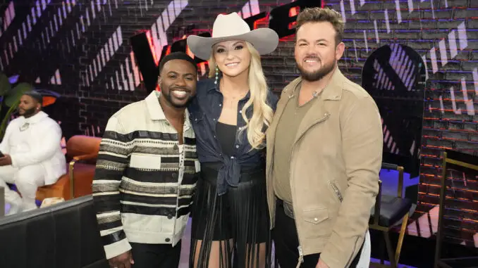 Tae Lewis, Karen Waldrup, Josh Sanders - The Voice 25 Top 9 Semifinal