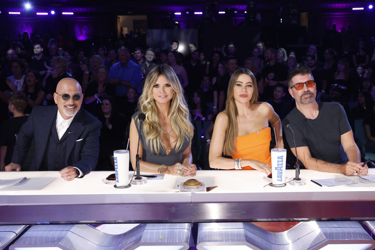 Howie Mandel, Heidi Klum, Sofia Vergara, Simon Cowell - America's Got Talent 2024