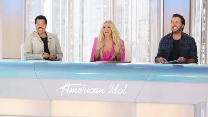 LIONEL RICHIE, CARRIE UNDERWOOD, LUKE BRYAN - American Idol 2025