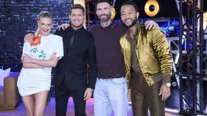 Kelsea Ballerini, Michael Bublé, Adam Levine, John Legend - The Voice 27