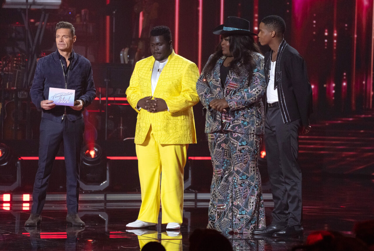 RYAN SEACREST, CANAAN JAMES HILL, KOLBI JORDAN, THUNDERSTORM ARTIS - American Idol 2025 Top 10