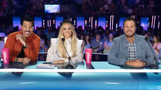 LIONEL RICHIE, CARRIE UNDERWOOD, LUKE BRYAN - American Idol 2025