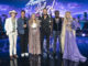 JOHN FOSTER, LIONEL RICHIE, BREANNA NIX, LUKE BRYAN, JAMAL ROBERTS, CARRIE UNDERWOOD - American Idol 2025 Top 3
