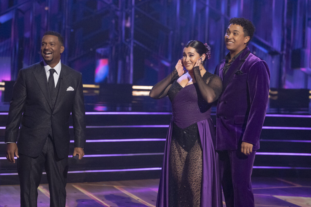 ALFONSO RIBEIRO, LAUREN JAUREGUI, BRANDON ARMSTRONG - Dancing with the Stars 34