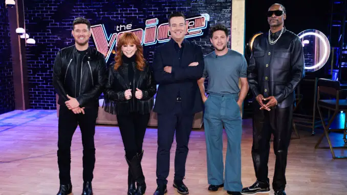 Michael Bublé, Reba McEntire, Carson Daly, Niall Horan, Snoop Dogg -- The Voice 28