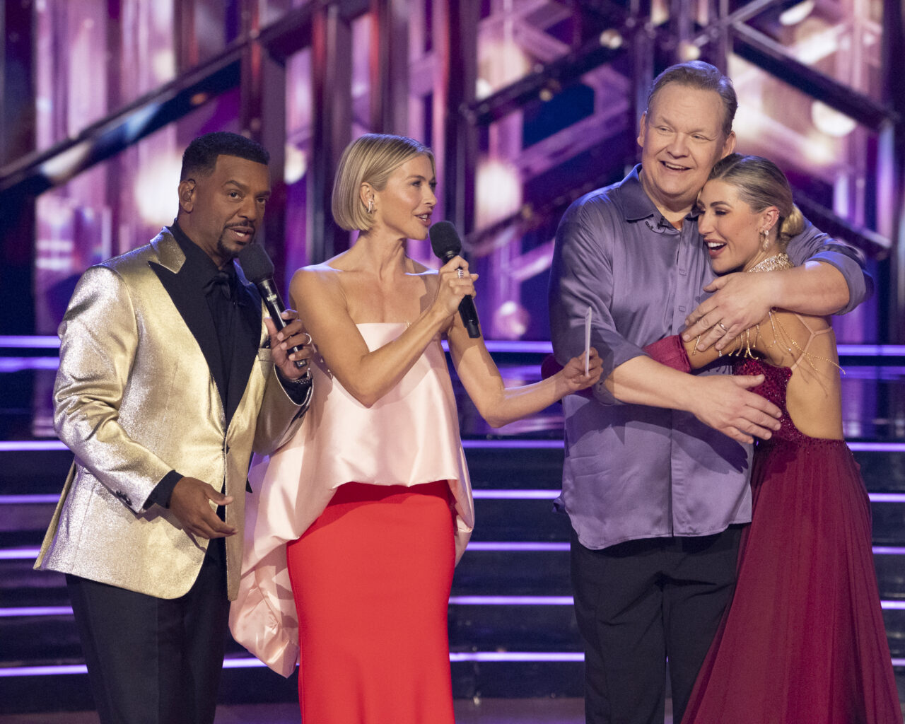 ALFONSO RIBEIRO, JULIANNE HOUGH, ANDY RICHTER, EMMA SLATER - Dancing with the Stars 34