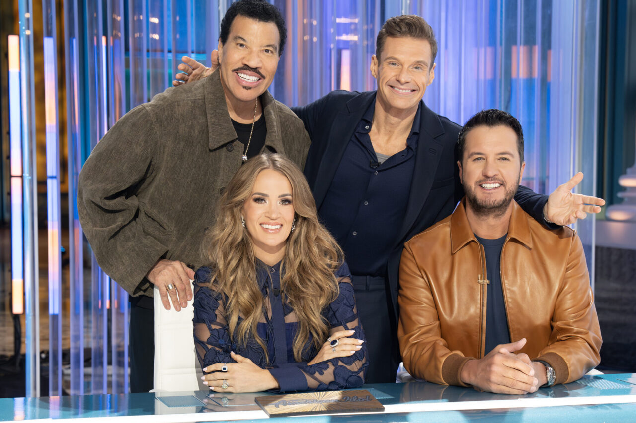 LIONEL RICHIE, CARRIE UNDERWOOD, RYAN SEACREST, LUKE BRYAN - American Idol 2026