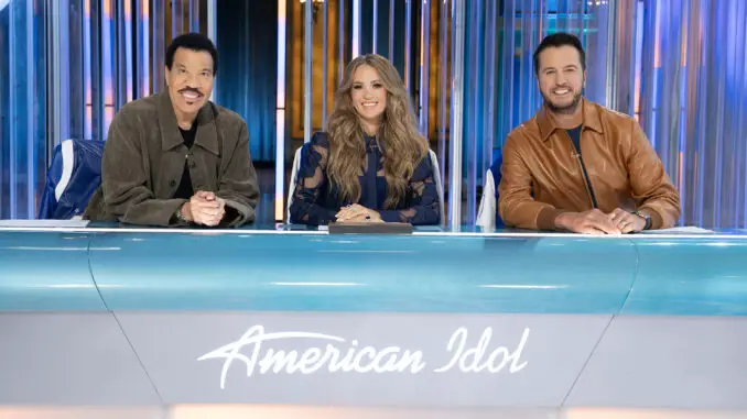 LIONEL RICHIE, CARRIE UNDERWOOD, LUKE BRYAN - American Idol 2026