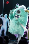 THE MASKED SINGER: Monster in the "Mask On Face Off" series premiere of THE MASKED SINGER airing Wednesday, Jan 2 (9:00-10:00 PM ET/PT) on FOX. © 2019 FOX Broadcasting.  CR: Michael Becker / FOX.