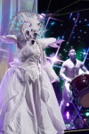 THE MASKED SINGER: Unicorn in the "Mask On Face Off" series premiere of THE MASKED SINGER airing Wednesday, Jan 2 (9:00-10:00 PM ET/PT) on FOX. © 2019 FOX Broadcasting.  CR: Michael Becker / FOX.
