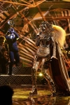 THE MASKED SINGER: Lion in the "Mask On Face Off" series premiere of THE MASKED SINGER airing Wednesday, Jan 2 (9:00-10:00 PM ET/PT) on FOX. © 2019 FOX Broadcasting.  CR: Michael Becker / FOX.