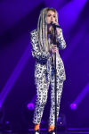 THE FOUR: BATTLE FOR STARDOM: Season one contestant Zhavia performs in the "Week Seven" episode of THE FOUR: BATTLE FOR STARDOM airing Thursday, July 26 (8:00-10:00 PM ET/PT) on FOX. CR: Ray Mickshaw / FOX. © 2018 FOX Broadcasting Co.