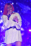 THE FOUR: BATTLE FOR STARDOM: Contestant Ali Caldwell performs in the "Week Seven" episode of THE FOUR: BATTLE FOR STARDOM airing Thursday, July 26 (8:00-10:00 PM ET/PT) on FOX. CR: Ray Mickshaw / FOX. © 2018 FOX Broadcasting Co.