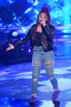 THE FOUR: BATTLE FOR STARDOM: Challenger Lil Bri performs in the "Week Seven" episode of THE FOUR: BATTLE FOR STARDOM airing Thursday, July 26 (8:00-10:00 PM ET/PT) on FOX. CR: Ray Mickshaw / FOX. © 2018 FOX Broadcasting Co.