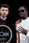 THE FOUR: BATTLE FOR STARDOM: L-R: Season Two winner James Graham and judge Sean "Diddy" Combs in the "The Finale" Season Two finale episode of THE FOUR: BATTLE FOR STARDOM airing Thursday, August 2 (8:00-10:00 PM ET/PT) on FOX. CR: Ray Mickshaw / FOX. © 2018 FOX Broadcasting Co.
